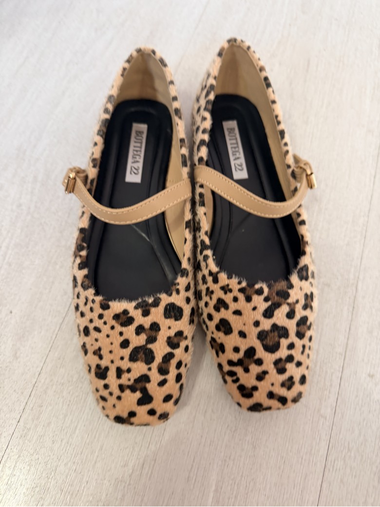 Ballerine mary jane leopardate