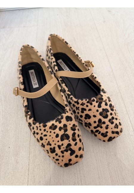 Ballerine mary jane leopardate