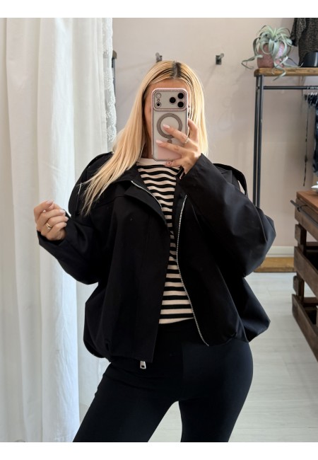 Giubbotto bomberino nero