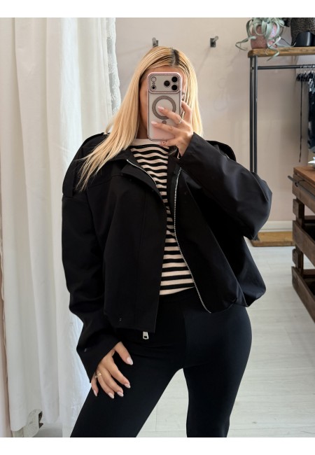 Giubbotto bomberino nero