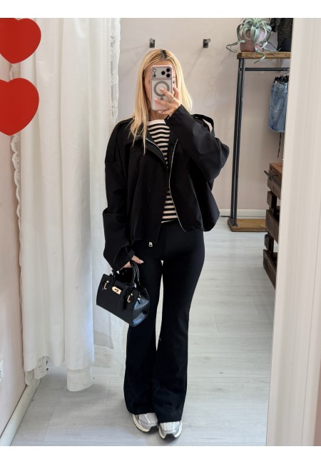 Giubbotto bomberino nero