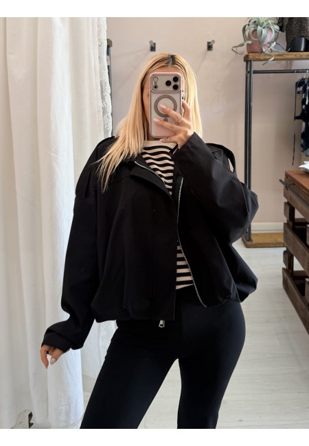 Giubbotto bomberino nero