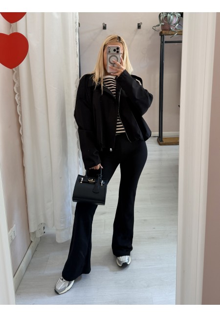 Giubbotto bomberino nero