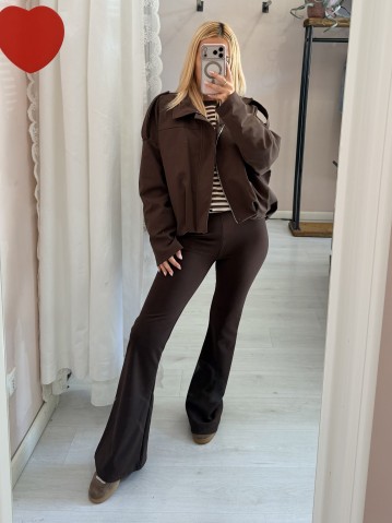 Giubbotto bomberino marrone 2