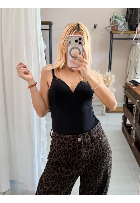 Maglia corpetto EVA nera