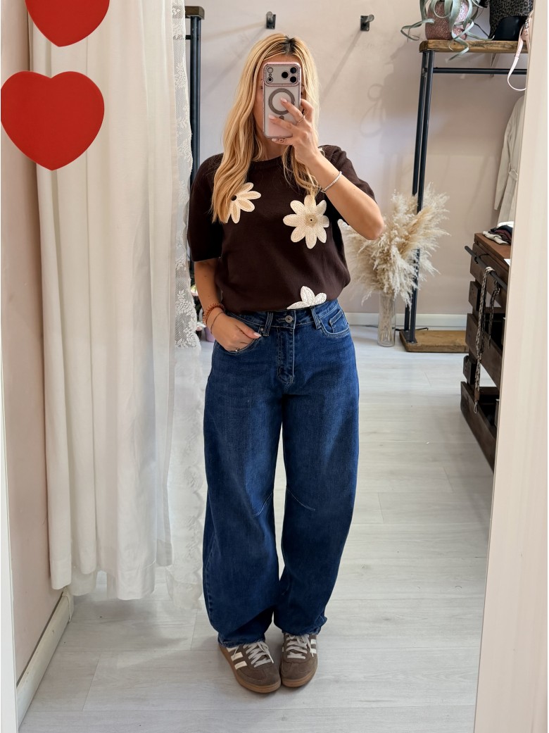 Jeans balloon barrell fit