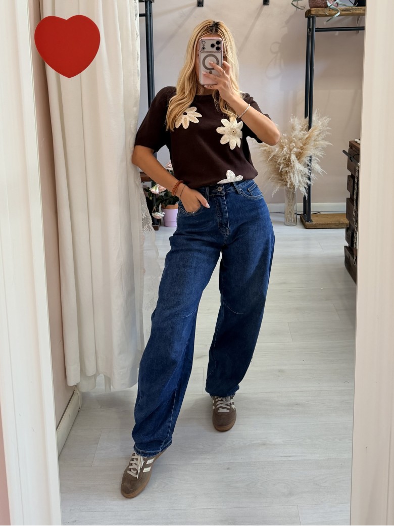 Jeans balloon barrell fit