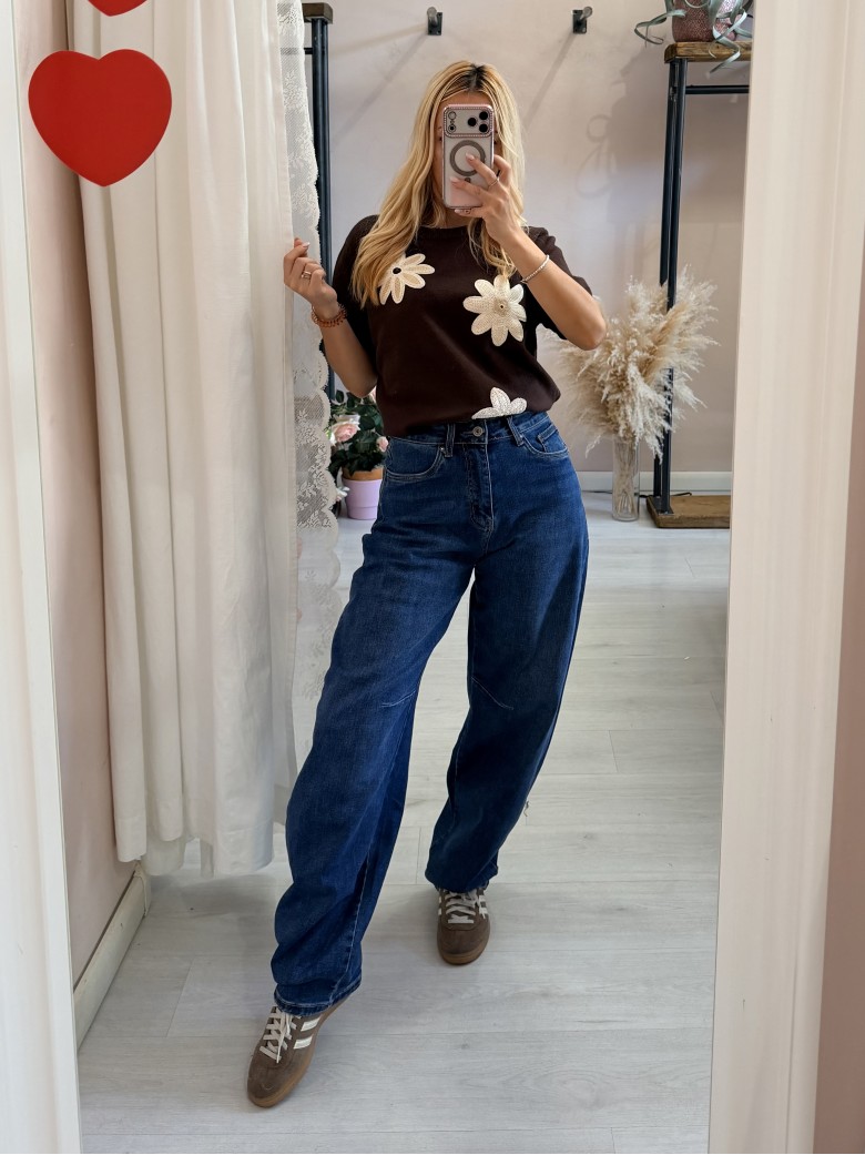Jeans balloon barrell fit