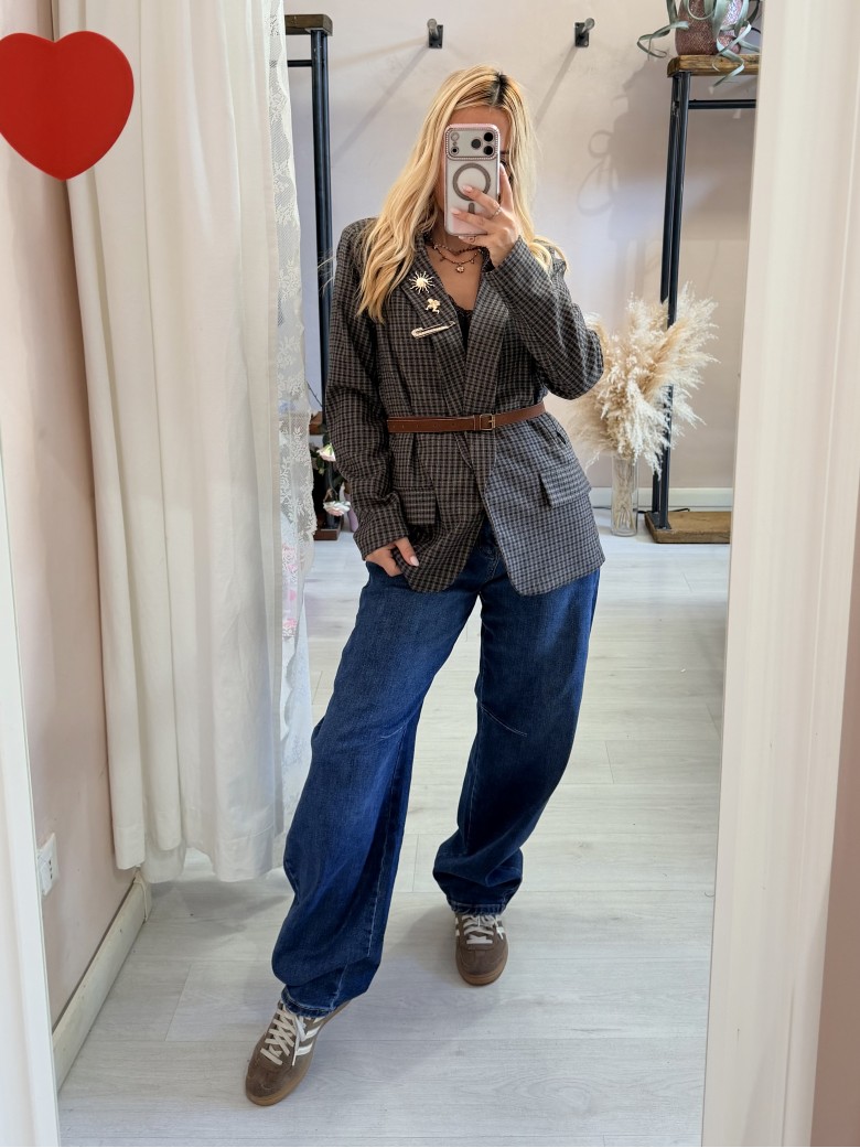 Jeans balloon barrell fit