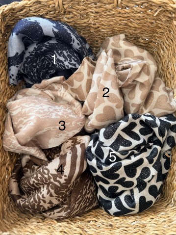 Sciarpine foulard fantasia