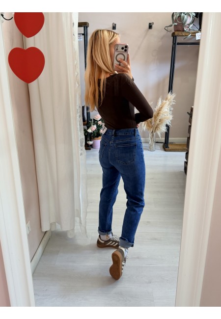 Jeans dritti elastici