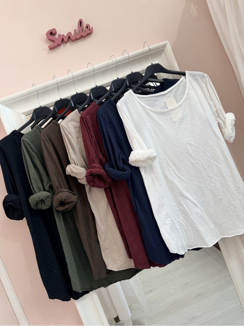 Maglia cotone TAGLIO VIVO
