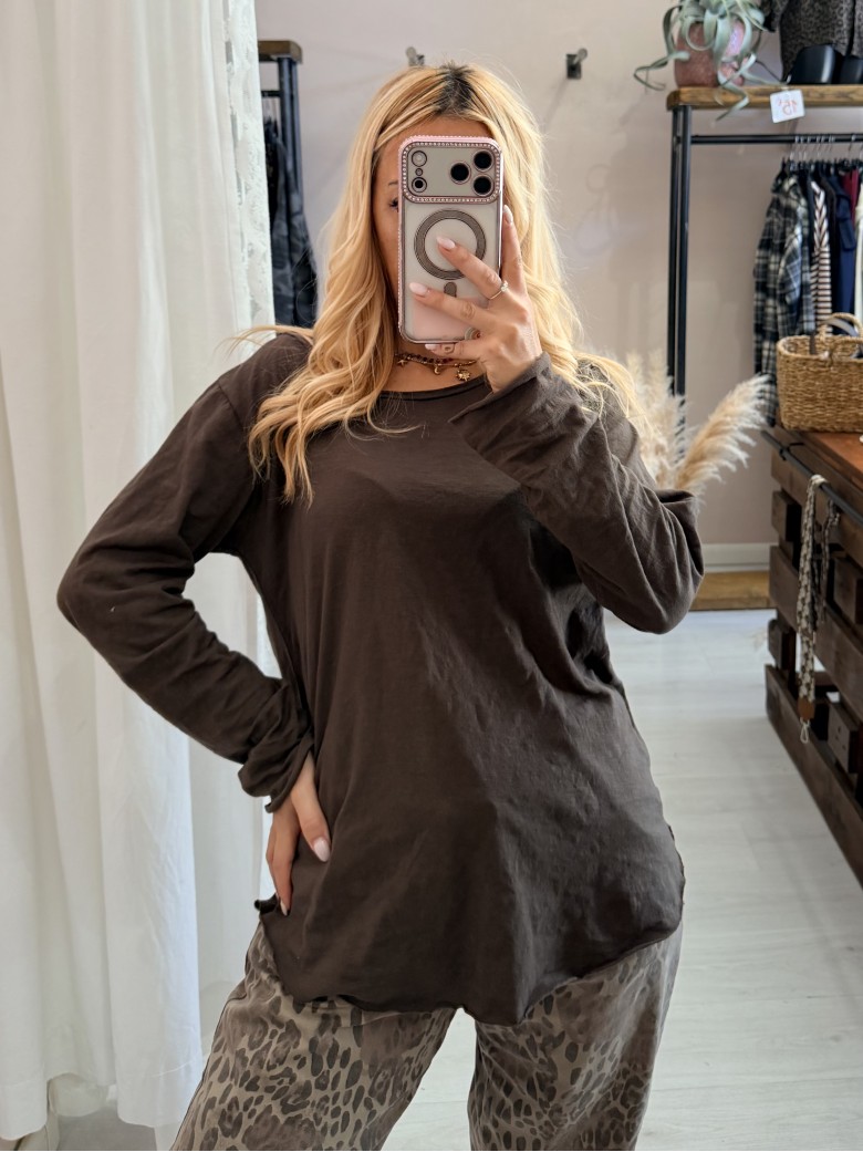 Maglia cotone TAGLIO VIVO