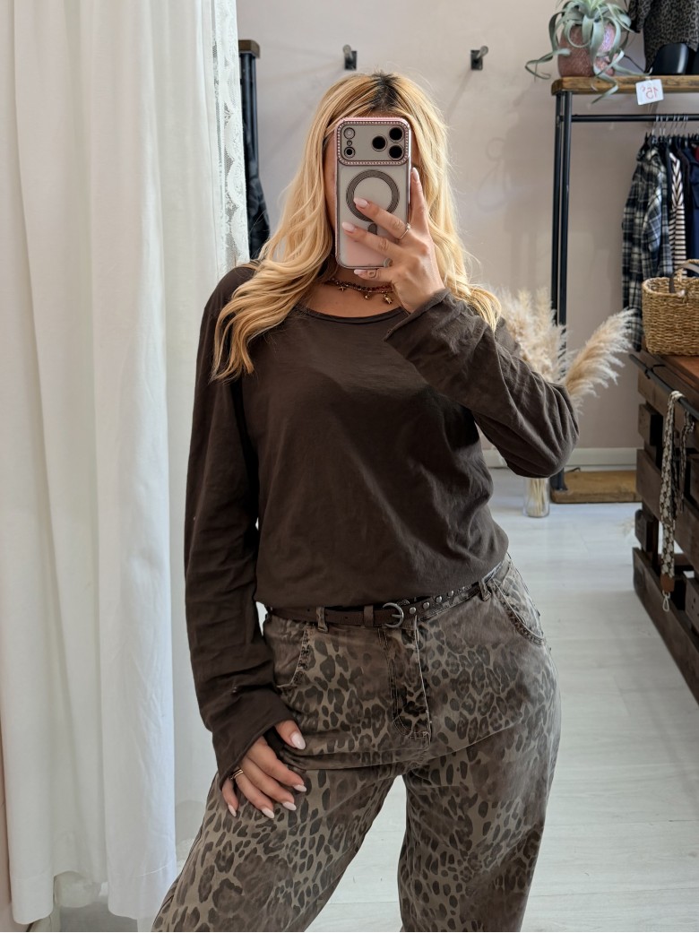 Maglia cotone TAGLIO VIVO