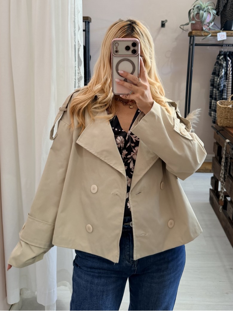 Giacca trench DIP beige