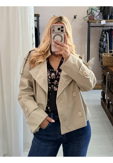 Giacca trench DIP beige