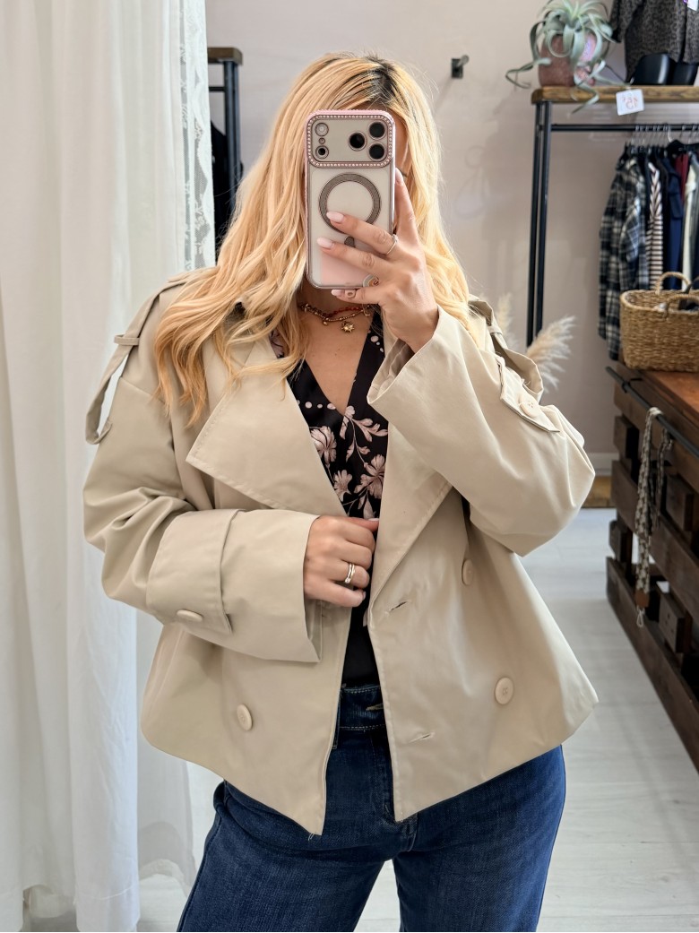 Giacca trench DIP beige