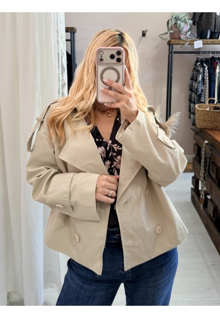 Giacca trench DIP beige