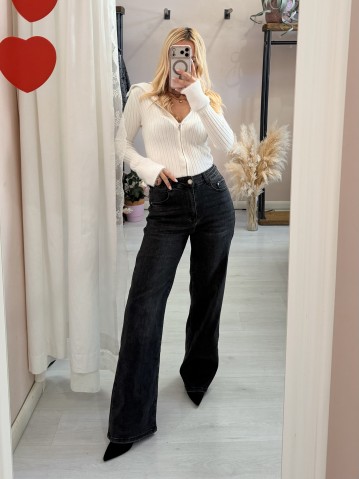 Jeans wide leg neri vintage 2