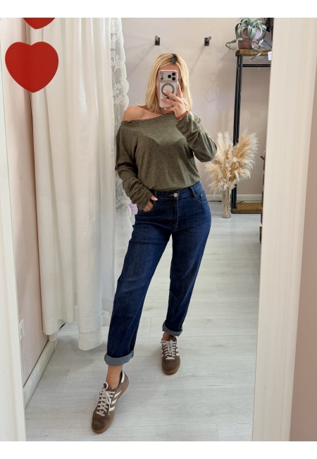 Jeans morbidi momfit