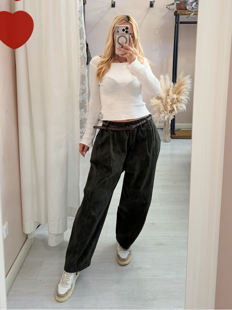 Pantaloni camouflage mimetici verdi