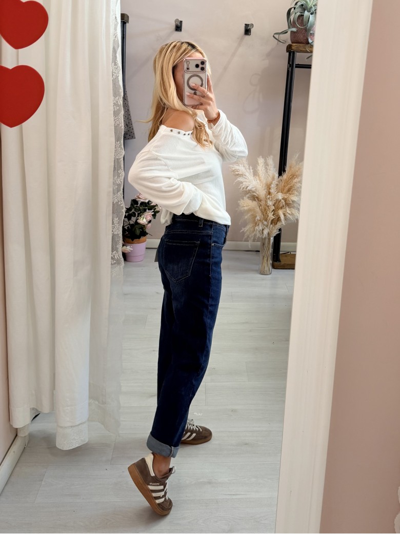 Jeans morbidi momfit
