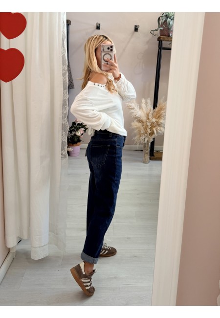 Jeans morbidi momfit