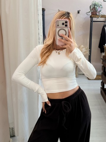 Maglia corta magic bianca