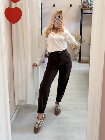 Jeans balloon MARRONI 2
