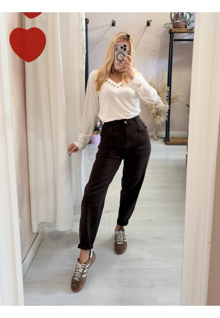 Jeans balloon MARRONI