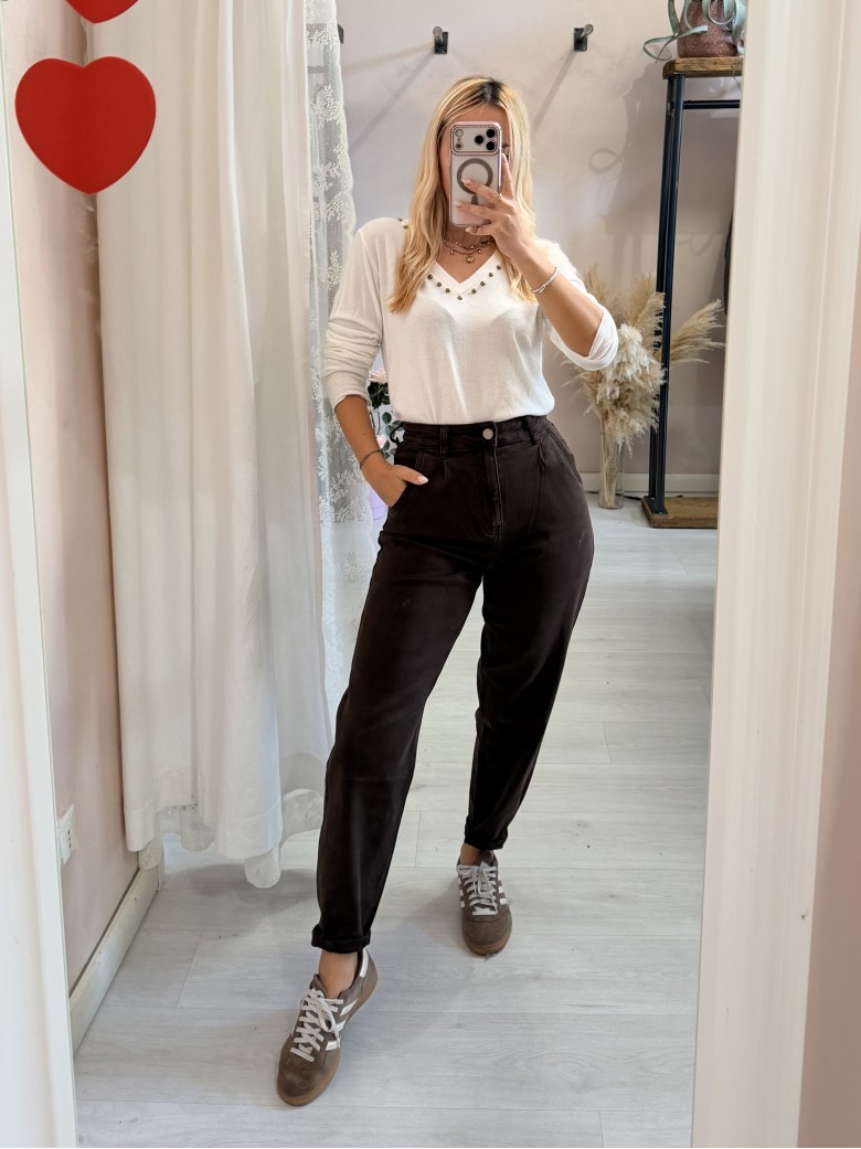 Jeans balloon MARRONI