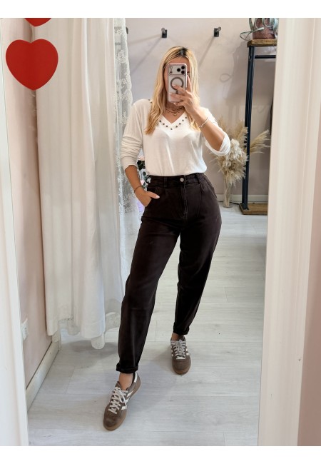 Jeans balloon MARRONI