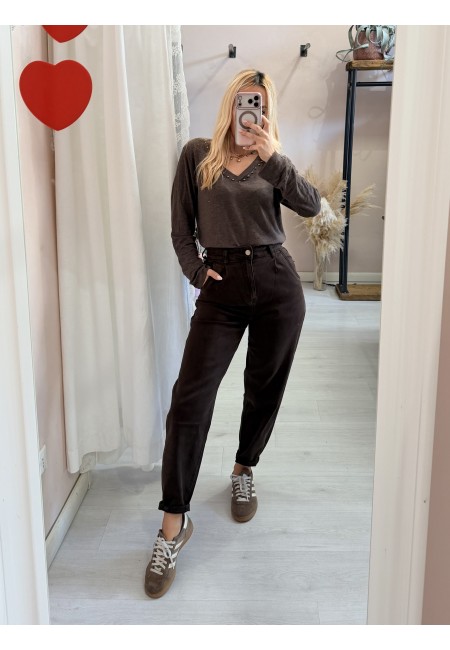 Jeans balloon MARRONI