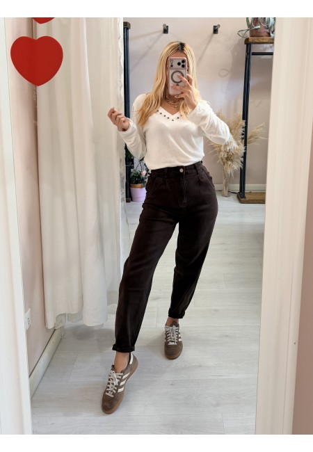 Jeans balloon MARRONI