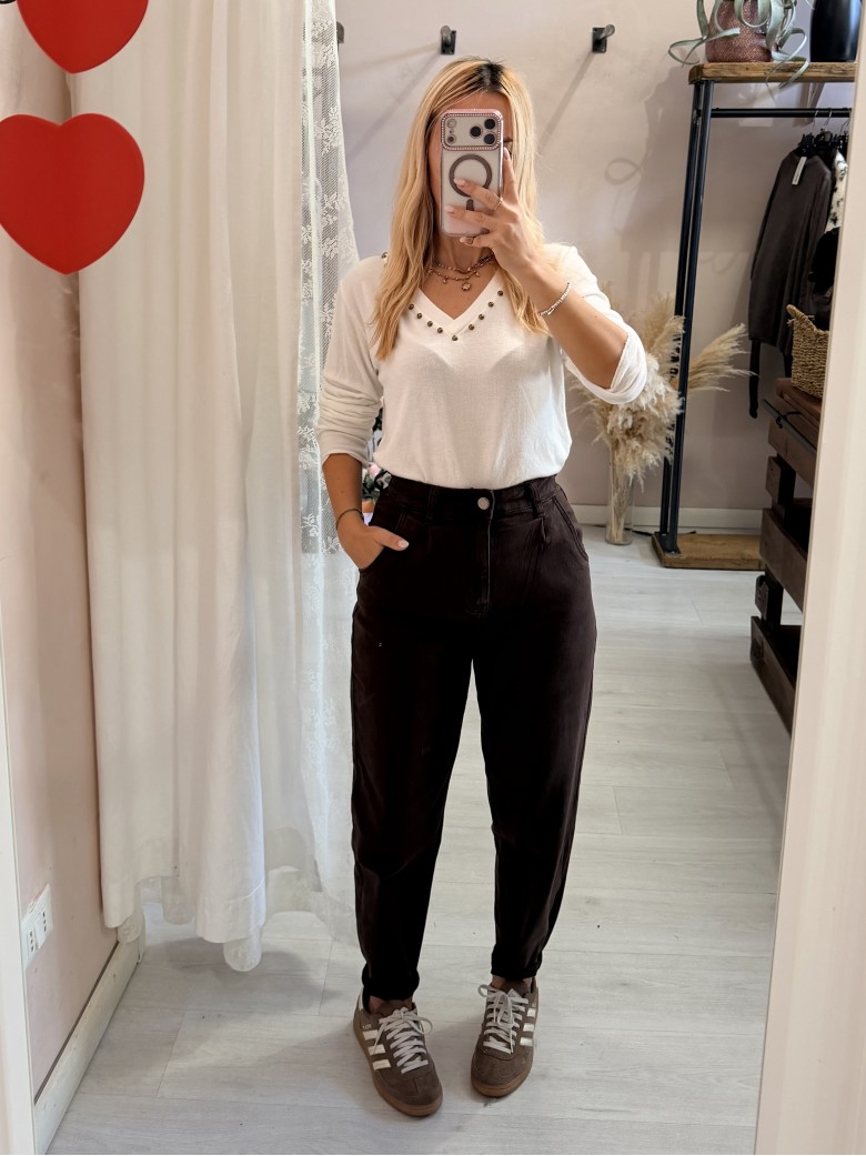 Jeans balloon MARRONI