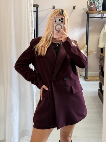 Blazer SOFIA giacca bordeaux