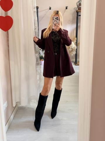 Blazer SOFIA giacca bordeaux 2