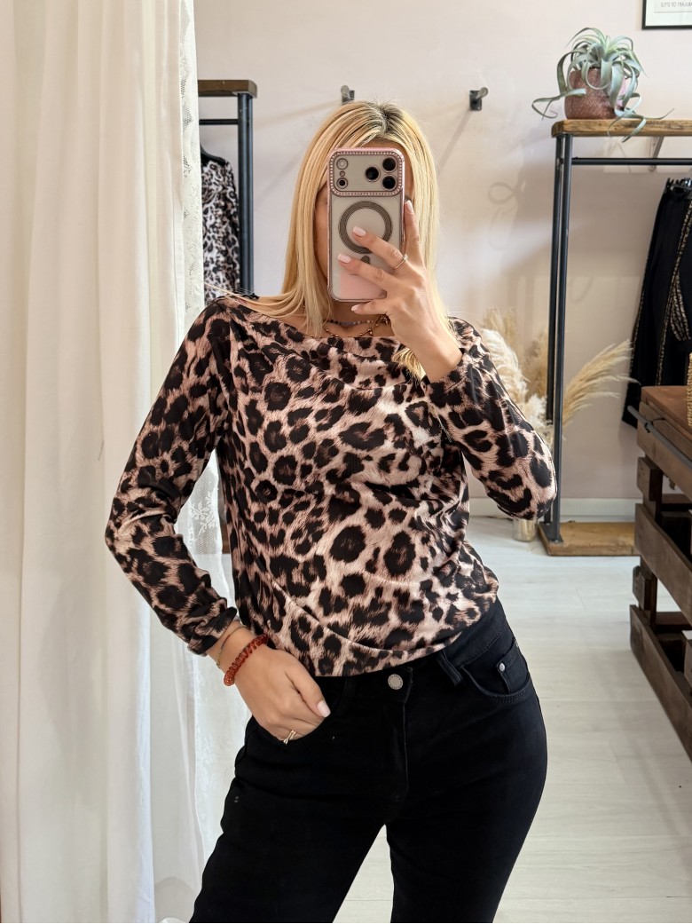 Maglia ISABELLA leopardata
