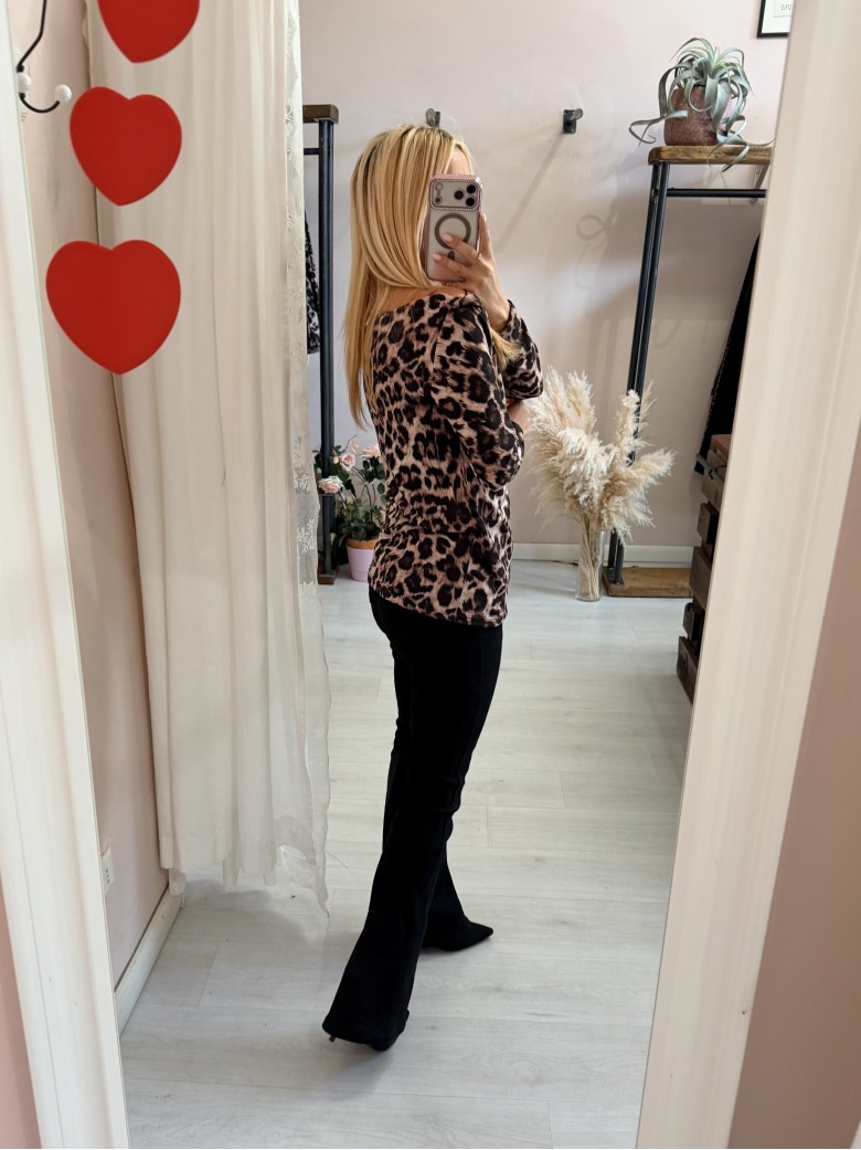 Maglia ISABELLA leopardata