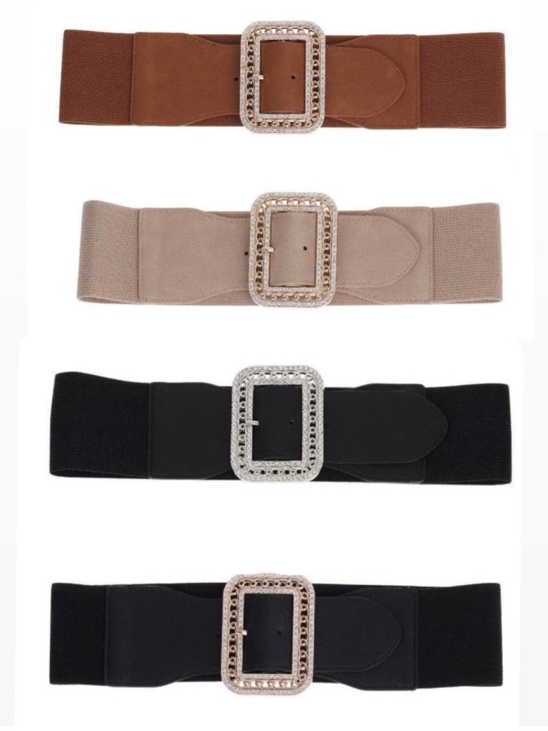 Cintura ALTA pelle ed elastico