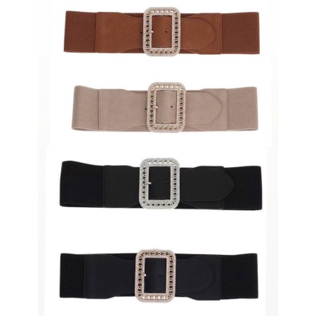 Cintura ALTA pelle ed elastico