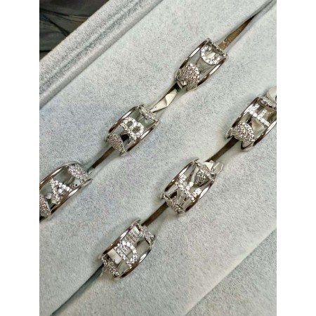 Anello iniziale lettera cuore e stella strass