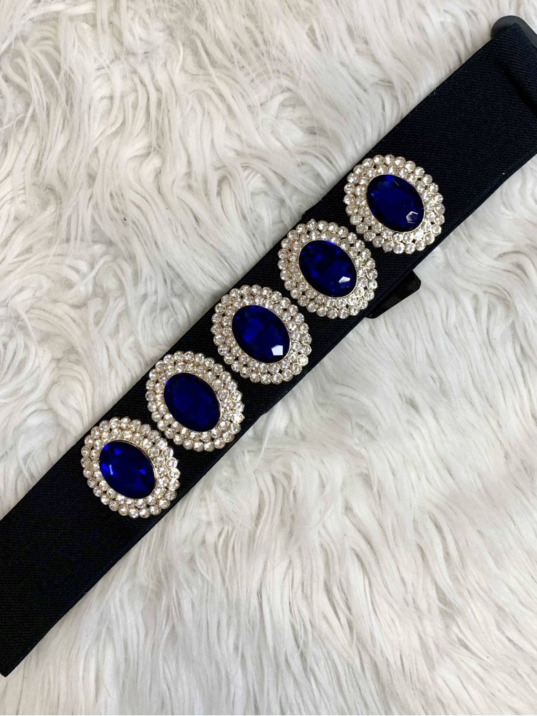Cintura elastica DIAMANTI BLU sottoseno