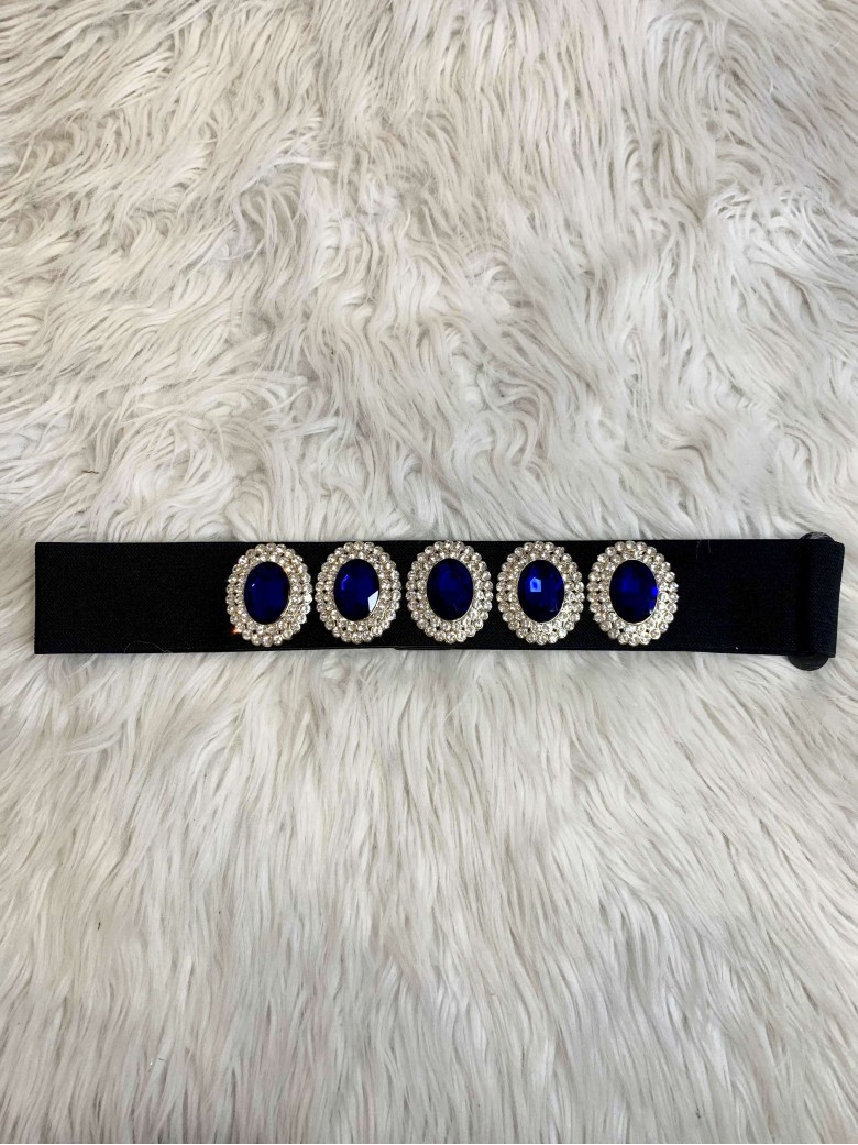 Cintura elastica DIAMANTI BLU sottoseno