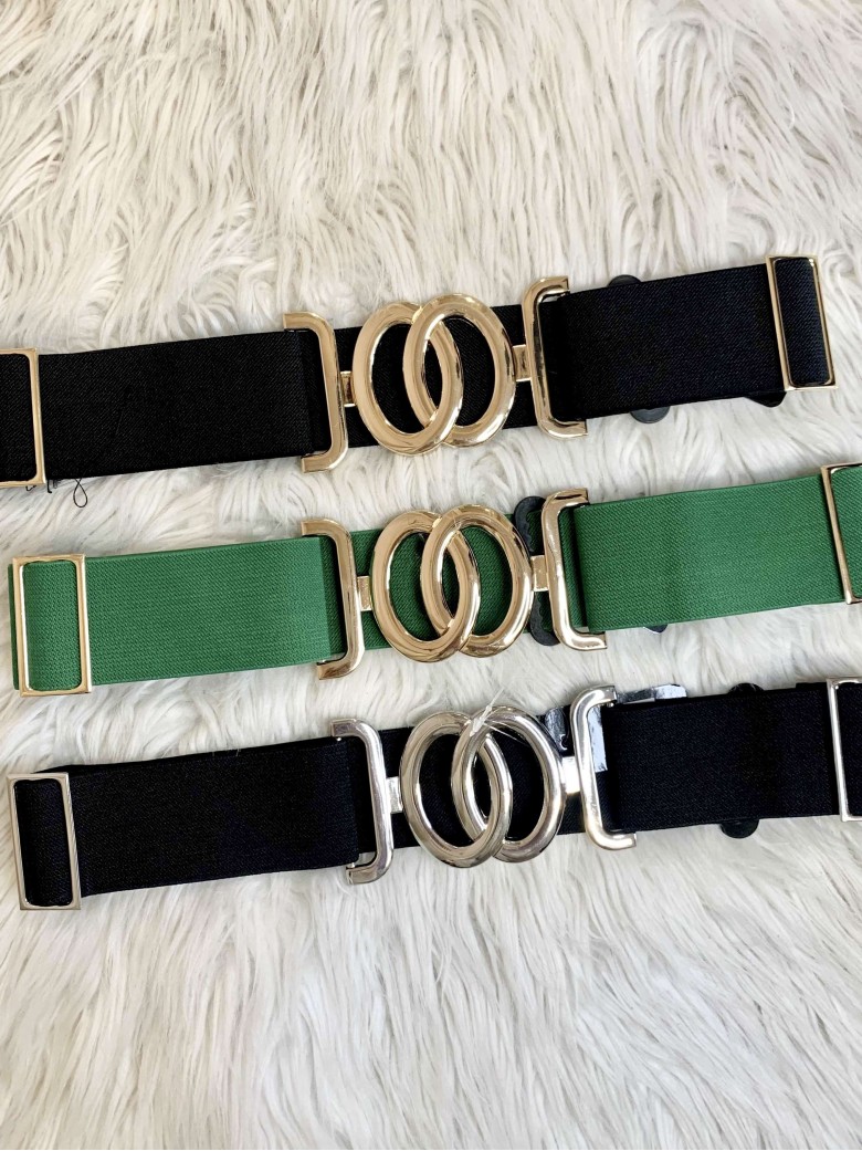 Cintura elastica cerchietti ad incastro regolabile