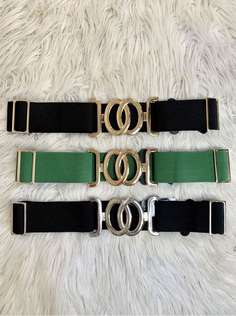 Cintura elastica cerchietti ad incastro regolabile