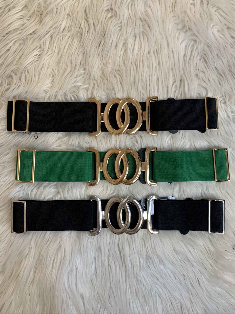 Cintura elastica cerchietti ad incastro regolabile