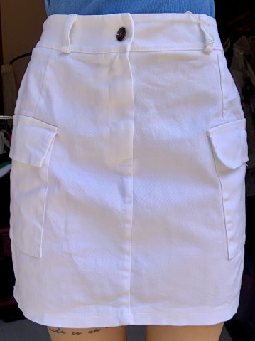 Gonna cargo tasche BIANCA 2