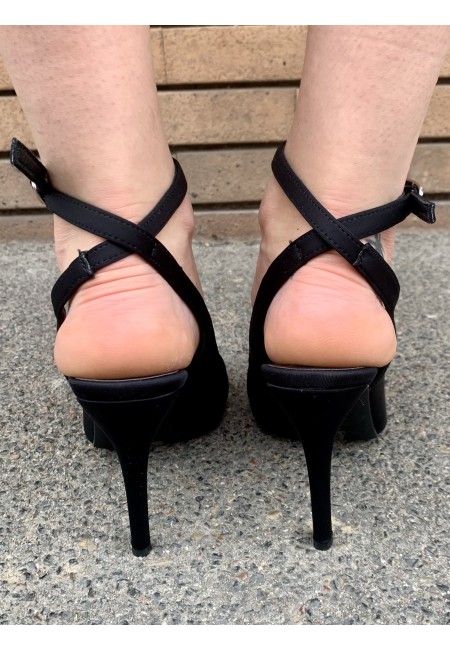 Decoltè NERE cinturino alla caviglia