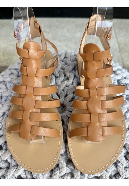 Sandali alla schiava a ragnetto CAMEL